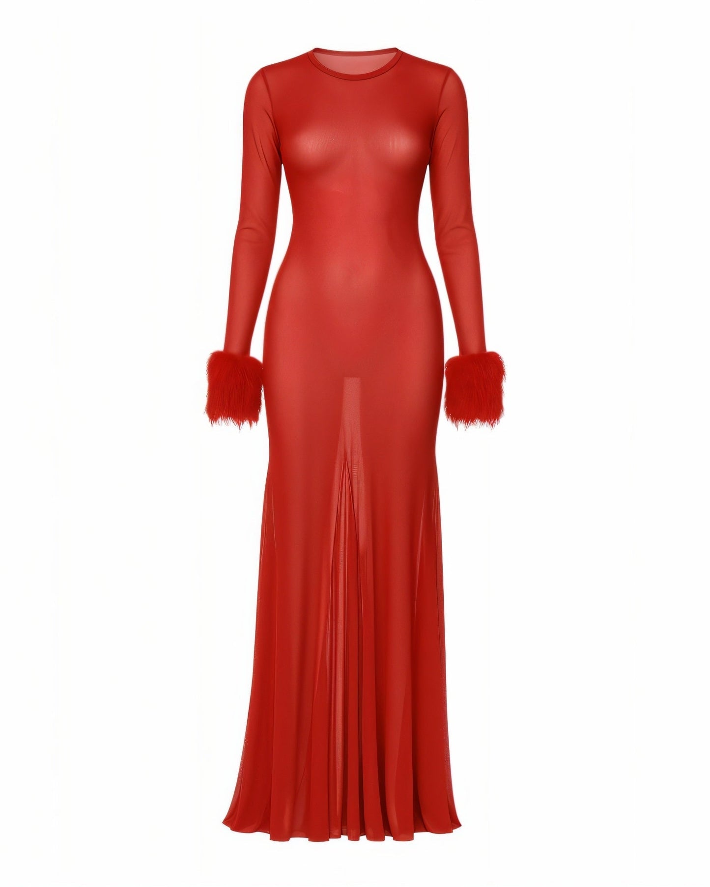 NEW Sheer Mesh Maxi Dress